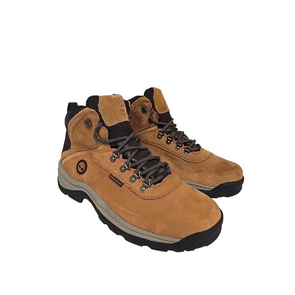 Timberland Men's White Ledge Waterproof Hiking Boots 14176 Wheat Nubuck Size 11M - Picture 1 of 7